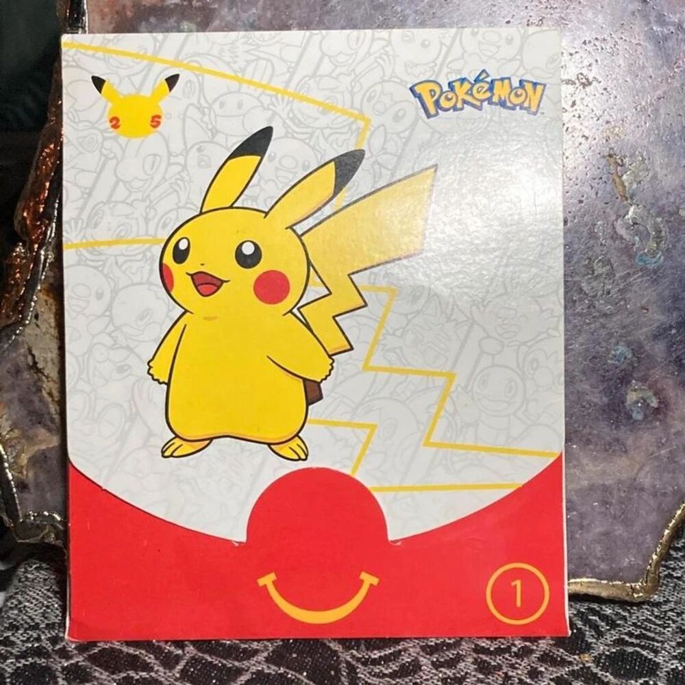 Pokemon Pikachu McDonald's 25 year anniversary card pack